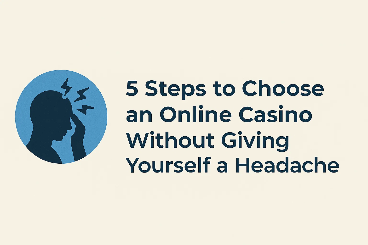 5 Steps to Choose an Online Casino Without Giving Yourself a Headache